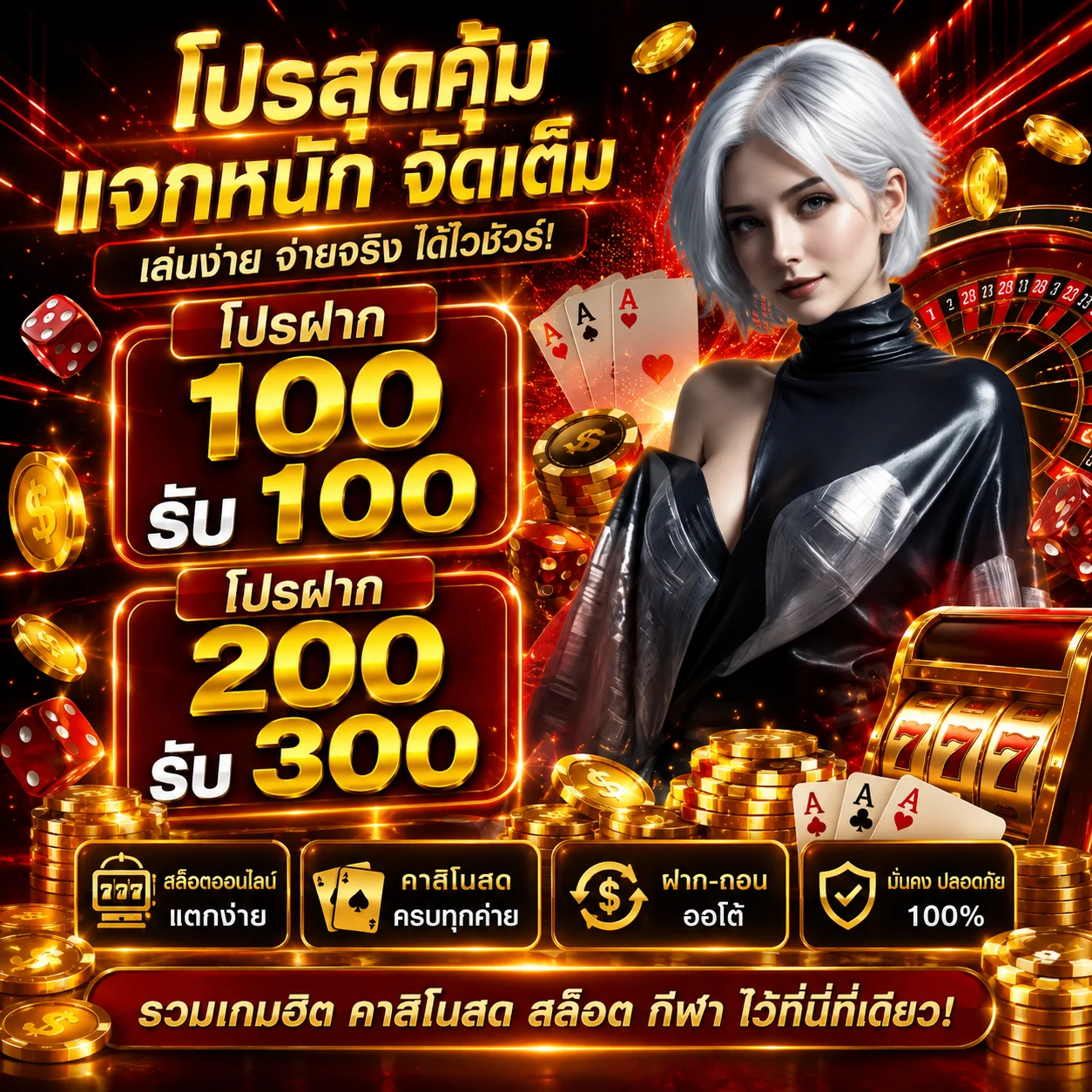 	โปรโมชั่นสมาชิกใหม่ Zilla 939 รับเครดิตฟรีต้อนรับ 100%